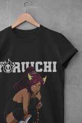 Bleach Anime Tshirt Yoruichi Shihouin T-Shirt Aizen Tee Ichigo Shirt Zaraki Nel