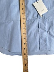 Fray Mozart Dress Shirt Men’s 42/16.5 Sky Blue Cotton Made in Italy NWT