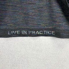 Lululemon Shirt Mens Medium Speckled Spotted Dot Space Performance Athletic TEE