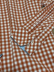 UG Purple Label Button Down Organ Gingham Long Sleeve Shirt Men’s Size XL