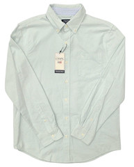 Chaps #11872 NEW Men’s Striped Seacoast Wash 100% Cotton Oxford Woven Shirt