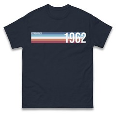 Established 1962 T-Shirt Vintage Birthday Gift 64th Bday Unisex Tee