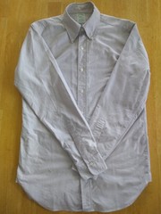 NWOT Brooks Brothers Gray Supima Oxford Button Down 15-33 Milano Fit MSRP $140