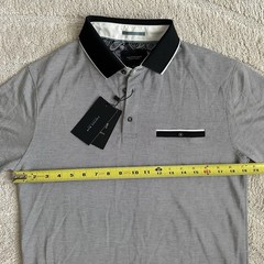 Cactus Man Ricky Singh Polo Shirt Striped Multicolor Men Small