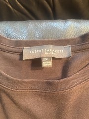 Robert barakett brand plain black designer shirt Super clean near mint+