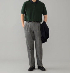 (ASK availability First) BEAMS ELACIO Kanoko Cleric Polo Shirt NEW