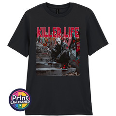 Horror Movie T-Shirt Jason Killer Life Graphic Men’s Friday 13th Halloween Tee