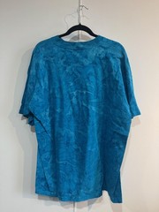 Vintage Kona Hawaii Shirt Mens XL Blue Marble Dye Albatross Tee Made USA 80s 90s