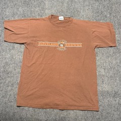 Vintage Santee Gold Mens T-Shirt Size XL Brown Cleveland Browns Dog Pound