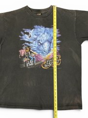 3D Emblem Follow The Spirit 1992 American Biker T-Shirt Size XL Black Faded