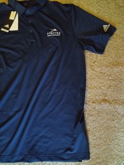 Men’s Adidas Dark Navy Blue Short Sleeve Polo Golf Shirt Size Large NWT