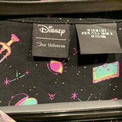 Disney Our Universe Hocus Pocus Graphic Print Button-Up Shirt Black Large