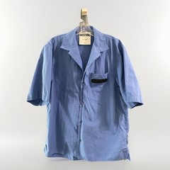 Moschino Couture! Milano Aeffe Spa Short Sleeve Mechanics Men’s Shirt Size EU 40