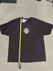 Rare Vintage Deadstock West Coast Choppers Shirt Mens XXL NWT Iron cross Tee