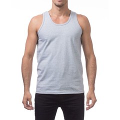 PROCLUB MENS COMFORT TANK TOP PRO CLUB CASUAL SLEEVELESS TANK TOP GYM SUMMER