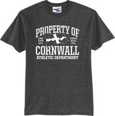 Property of Cornwall Athletic Department Distressed Unisex T-Shirt (S-5X)