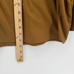 Poncho Western Shirt Men 3XL Brown Pearl Snap Long Sleeve Regular Fit Outdoor