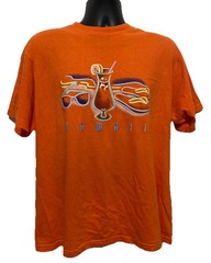 CH Gold Series Men’s Hawaii Orange Beach T-Shirt Size L vtd