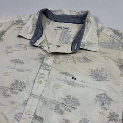 Tommy Bahama Hawaiian Aloha Shirt Beach Summer Cotton Spandex Multicolor Mens XL