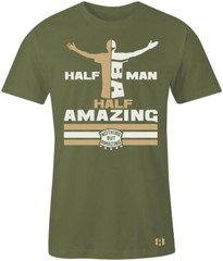 “Half Man Half Amazing” T-shirt to Match Retro “Olive” 12’s CP3 Class of 2003