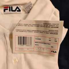 Lot of 4 Mens Golf Polo Shirt Large, Fila, vintage new with tags see description