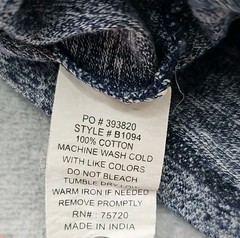 BKE Buckle Henley Shirt Men Medium Blue Heather Soft Classic Preppy College