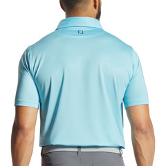 NEW MEN FOOTJOY S/S ATHLETIC FIT TONAL DOT PRINT POLO GOLF SHIRT, BLUE, XL or 2X