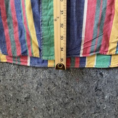 Hunt Club Mens 2XLT Vintage Vertical Stripe Button Down Shirt 100% Cotton NWOT