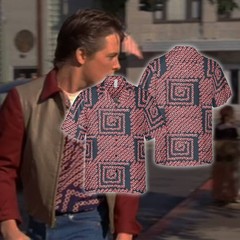 Back to the Future Headgoonie Spiral Hawaiian Shirt,Marty McFly