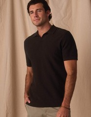 Normal Brand Breezeknit Polo Dark Brown Men’s Size Medium