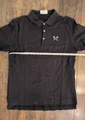 Rowing Blazers Black Short Sleeve Polo Shirt Men’s Size Large