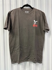 AC/DC Fly On The Wall Tour 1985 T-Shirt Mens L Band Tee Front Back Print 0139