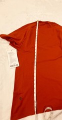 Lululemon Metal Vent Tech Short Sleeve Shirt Men’s Small S Orange Autumn Rust