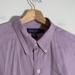 Ralph Lauren Purple Label Cotton Button Up Dress Shirt Men’s Large Italy Made