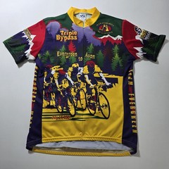 Voler Cycling Jersey Mens Large Evergreen Triple Bypass 2001