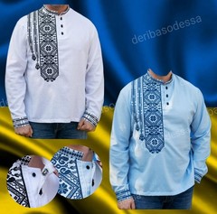 Ukrainian Embroidered Tradition shirt for men Sorochka Vishivanka BIG SIZE M-5Xl