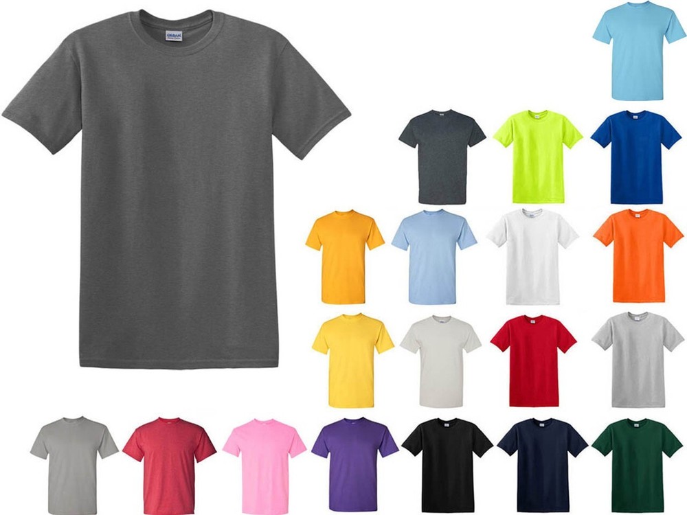 Gildan Off Graded . Full Pack of 12 Pcs (1 Dozen). Assortment of 6 Colors.