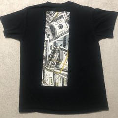 CASH MONEY $100 BILLS PAPER CHASE T-SHIRT WODS OF BENJAMINS HIP HOP