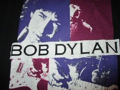 vtg 1980s BOB DYLAN CONCERT T SHIRT Band Tour 1989 Single Stitch LARGE Short