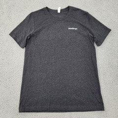 Birddogs Shirt Mens Medium Charcoal Gray Heather Logo