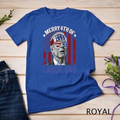Joe Biden Merry 4th Of labor day Funny 4th of July T-Shirt 1 Unisex T-shirt