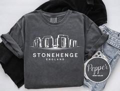Old Schools Stonehenge England Shirt Travel Gift England Trip Lover Tee