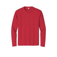 Large – Sport-Tek Long Sleeve PosiCharge Competitor Tee ST350LS – True Red