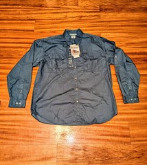 Columbia PFG Omni Shade Fishing Shirt Mens XL Blue Lake Long Sleeve Outdoor NWT