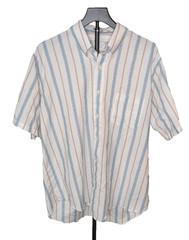 Sears Men’s Button-Up Size 17 Multicolor Single Needle Tailoring Vintage Button