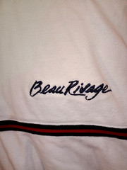 Beau Rivage Men’s XL Ivory Short Sleeve Polo.