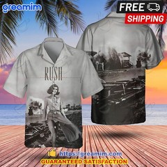 Rush Permanent Waves Album Hawaiian Shirt