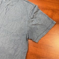 Vintage 90s Surf T Shirt Rusty Single Stitch All Over Pattern Pocket Mens 2XL