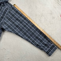 Ariat Pro Series Shirt Mens 2XLT Tall Blue Plaid Pro Racer Long Sleeve Vented