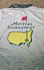 Masters Callaway Golf Polo Shirt PGA Large Mens Masters Logo On Back
